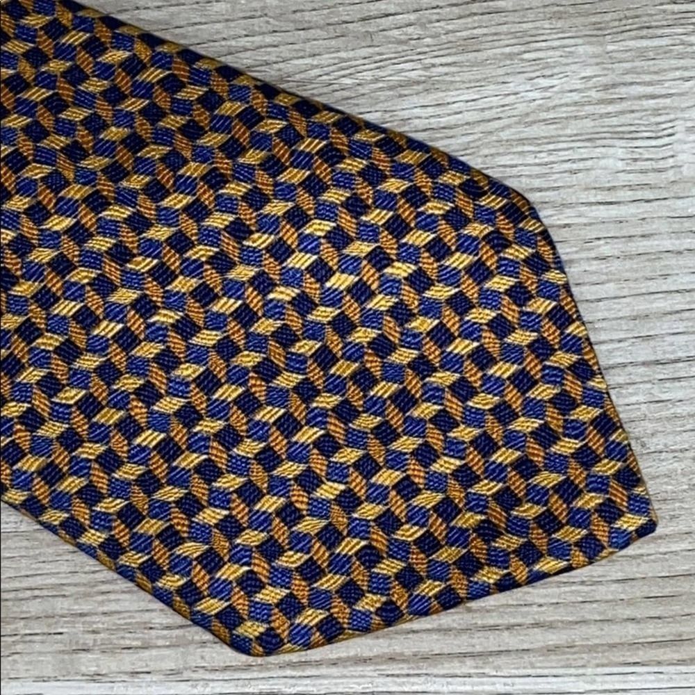 Barney’s New York Geometric Silk Tie